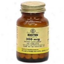 Solgar Biotin Tabs 300mcg 100tabs~