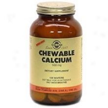 Solgar Chewable Calcium 500mg 120waferss~