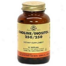 Solgar Choline/inositol 250/250mg 50vcaps~