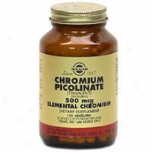 Solgar Chromium Picolinate 500mcg 120vcaps~