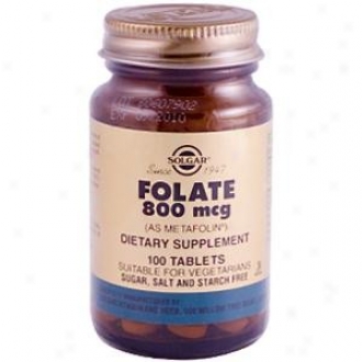 Solgar Folate 800mcg 50tabs