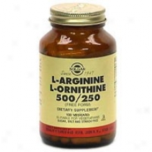 Solgar L-arginine/l-ornithine 100vcaps~