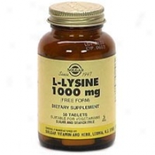 Solgar L-lysine 1000mg 50tabs~