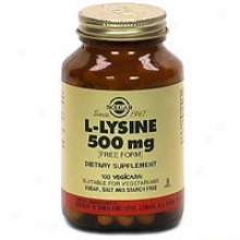 Solgar L-lysine 500mg 100vcaps~