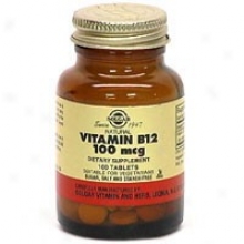 Solgar Vitamin B12 100mcg 100tabs