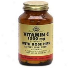 Solgar Vitamin C 1500mg W/ Rose Hips 90tabs