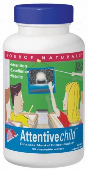 Source Naturals Attentive Child Chewable 120wafers