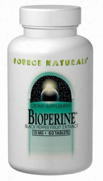 Source Naturals Bioperine Black Pepper Fruit Extract 10mg 120tabs