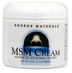 Source Naturals Msm Joint Response Cream 4oz