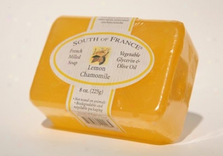 South Of France's Soap Lemon Chamomile Bar 8oz