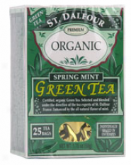 St. Dalfour's Green Tea Organic Spring Mint  25ct