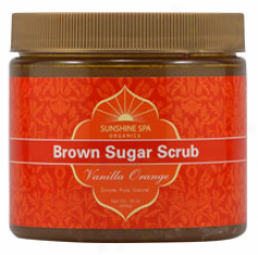 Sunshine Spa's Scrub Brown Sugar Vanilla Orange 16oz