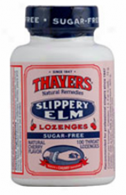 Thayers Slippery Elm Cherry Sugar-free 100lzgs