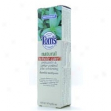 Tom's Of Maine's Toothpaste  Whl Be inclined Anticav  Pepp 5.2 Oz