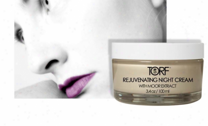 T0rf's Rejuvenating Night Cream W/ Moor Mud Extract & Coenzyme Q10 3.4oz