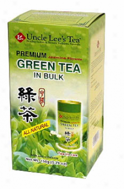 Uncle Lee's Loose Jasmine Flower Green Tew In Bulk Can (natural) 5.29oz