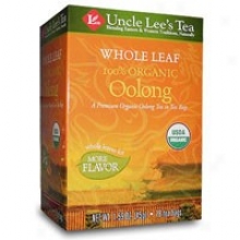 Uncle Lee's Whole Leaf Organic Oolong Tea 18tbags