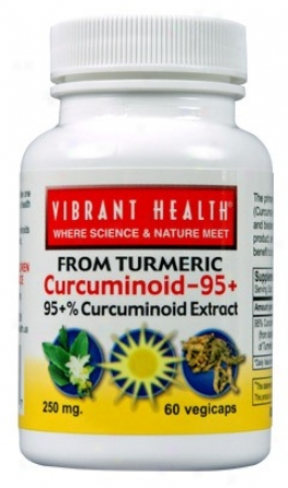 Vibrant Health's Curcuminoid-95+ 250mg 60vcaps