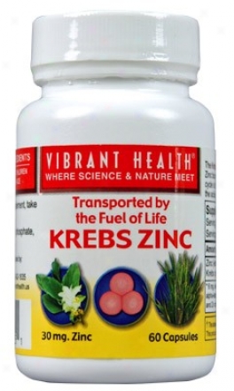 Vibrating Health's Kreb's Cycle Zinc 30mg 60caps