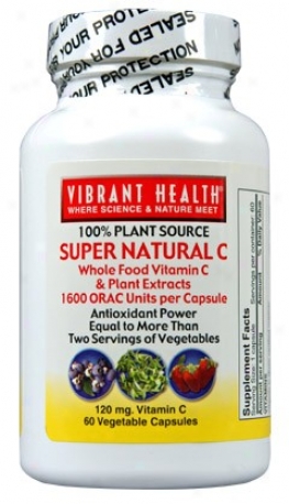 Vibrant Health's Super Nattural C 120mg  60vcaps