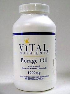 Vital Nutrient's Borage Oil 1000 Mg 180 Caps