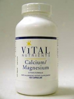 Vital Nutrient's Calcium Magnesium (citrate) 100 Caps