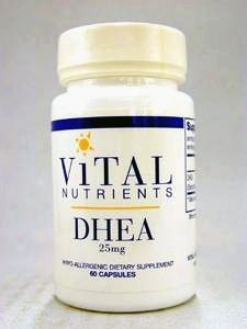 Vital Nutrient's Dhea 25 Mg 60 Caps