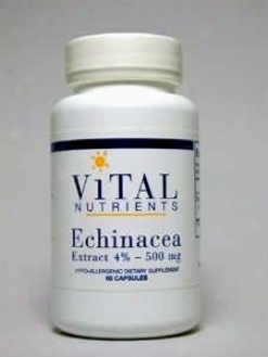 Vital Nutrient's Echinacea Extract Se 500 Mg 60 Caps