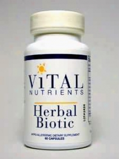 Vital Nutrient's Herbal Biotic 60 Caps