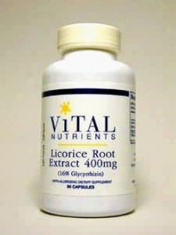 Vital Nutrient's Licorice 400 Mg 90 Caps