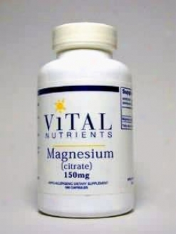 Vital Nutrient's Magnesium (citrate) 150 Mg 100 Caps