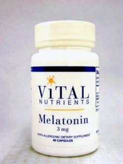 Vital Nutrient's Melatonin 3 Mg 60 Caps