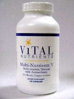 Vital Nutrient's Multi Nutrients V(5) 120 Caps