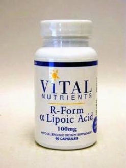 Vital Nutrient's R-form Lipoic Acid 100 Mg 60 Caps