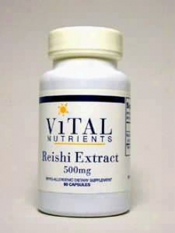 Vital Nutrient's Reishi Musuroom 500 Mg 60 Caps