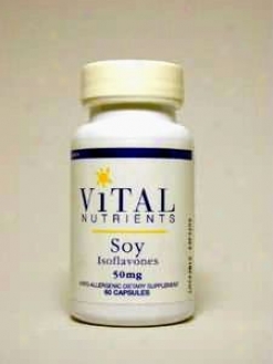 Vital Nutrient's Soy Isoflavones 50 Mg 60 Caps