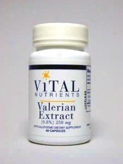 Vital Nutrient's Valerian Eradicate 250 Mg 60 Caps