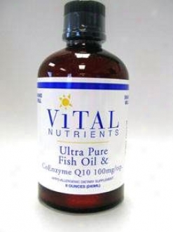 Living Nutrient's Vital Nutrient's Ultra Pure Fish Oil W/coq10 8 Oz
