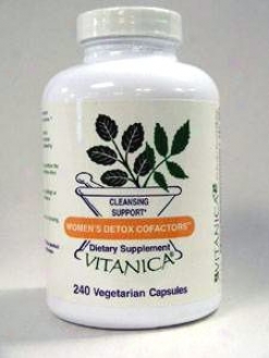 Vitanica's Women's Detox Cofactors 240 Caps