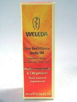 Weleda Material substance Care's Sea Bukcthorn Body Oil Travel 0.34 Oz