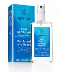 Weleda Deodorant Natural Spray Sage 3.4 Fl Oz