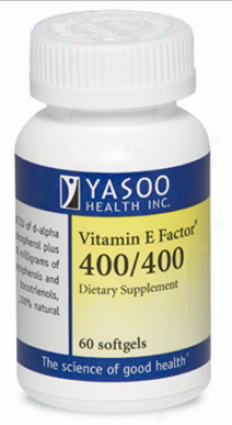 Yasoo Health's Vitamin E 400/400 60sgel