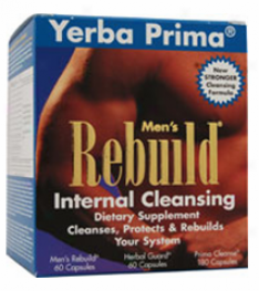 Yerba Prima's Men's Rebuild Cleanse 3 Part System 300caps