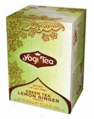 Yogi's Green Tea Lemon Ginger 16tbags