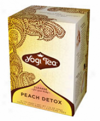 Yogi's Peach De-tox Tea Organic 16tbags