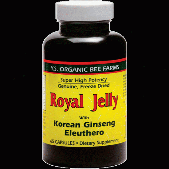 Y.s. Royal Jelly W/ Korean Ginseng Eleuthero 65caps (7k)